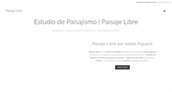 Desktop Screenshot of paisajelibre.com